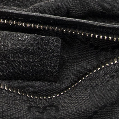 Gucci Waist Pouch Black GG Canvas — view 5
