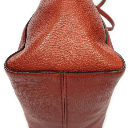 Gucci Small Swing Tote Red Gray Calfskin Leather — view 7