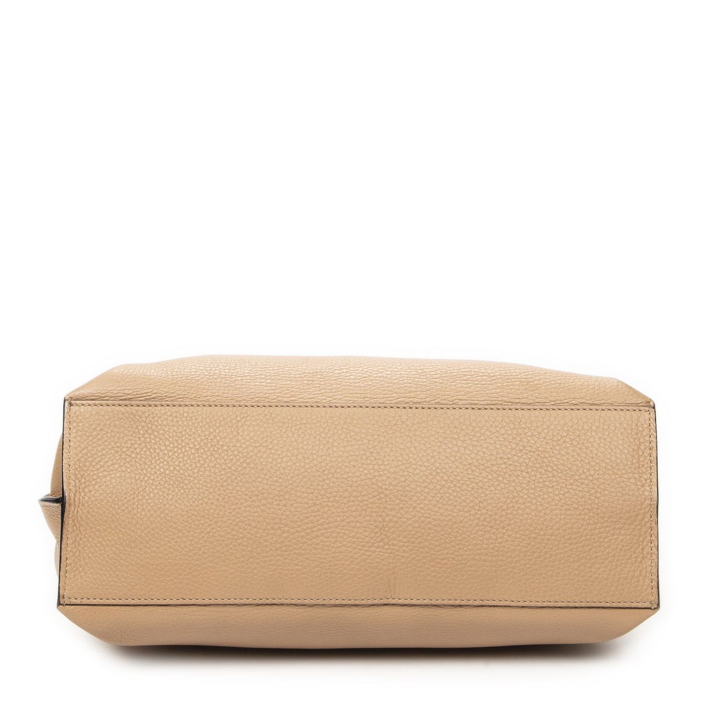 Gucci Midi Amfloral Bamboo Top Handle Beige Gray Calfskin Leather — view 6