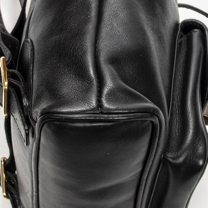 Gucci Mini Bamboo Backpack Black Calfskin Leather — view 7