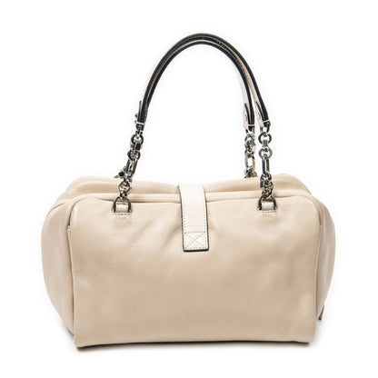 Loewe Loralite Pink Gray Calfskin Leather Messenger — view 5