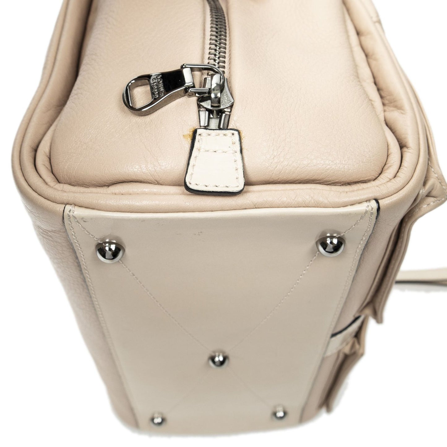 Loewe Loralite Pink Gray Calfskin Leather Messenger — view 7