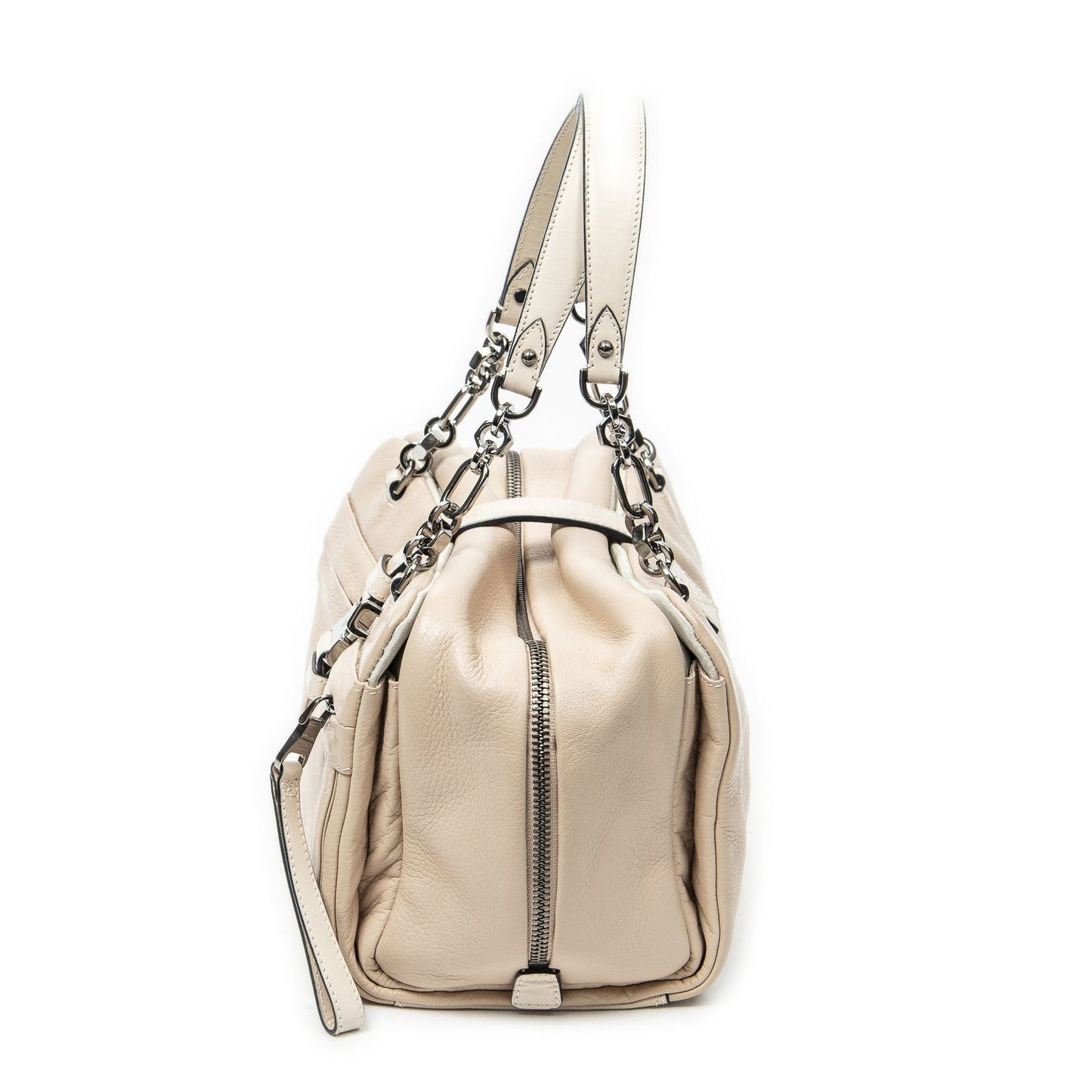 Loewe Loralite Pink Gray Calfskin Leather Messenger — view 3