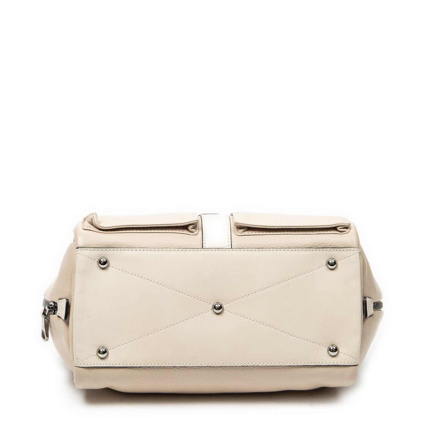 Loewe Loralite Pink Gray Calfskin Leather Messenger — view 6