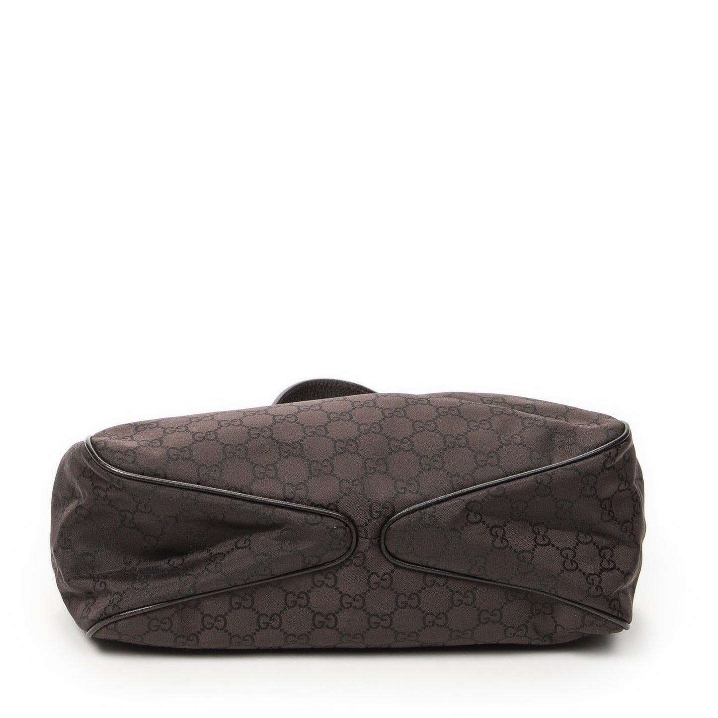 Gucci Small Corber Hobo Dark Brown GG Nylon Canvas — view 6