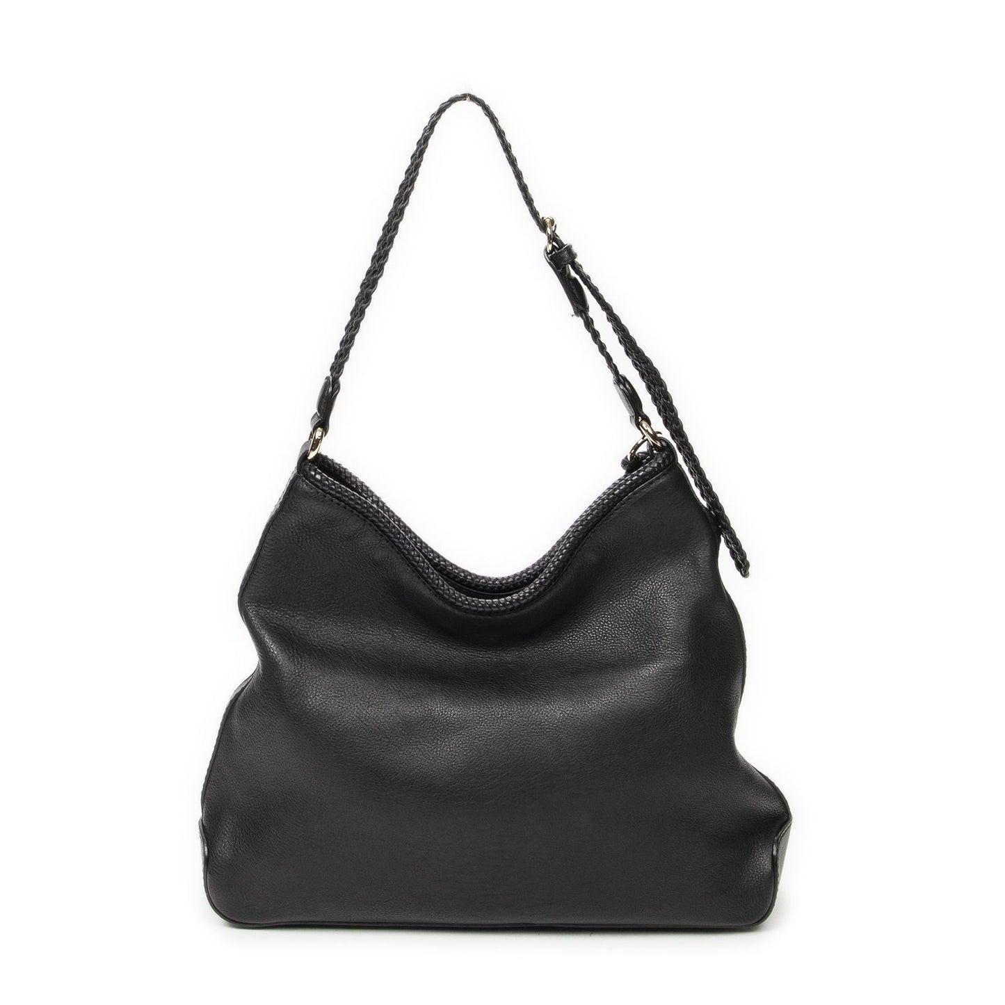 Gucci Marrakech Hobo Black Gray Calfskin Leather — view 5