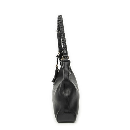 Gucci Marrakech Hobo Black Gray Calfskin Leather — view 3