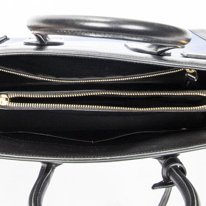 Saint Laurent Small Sac de Jour Blue Black Calfskin Leather Messenger — view 9