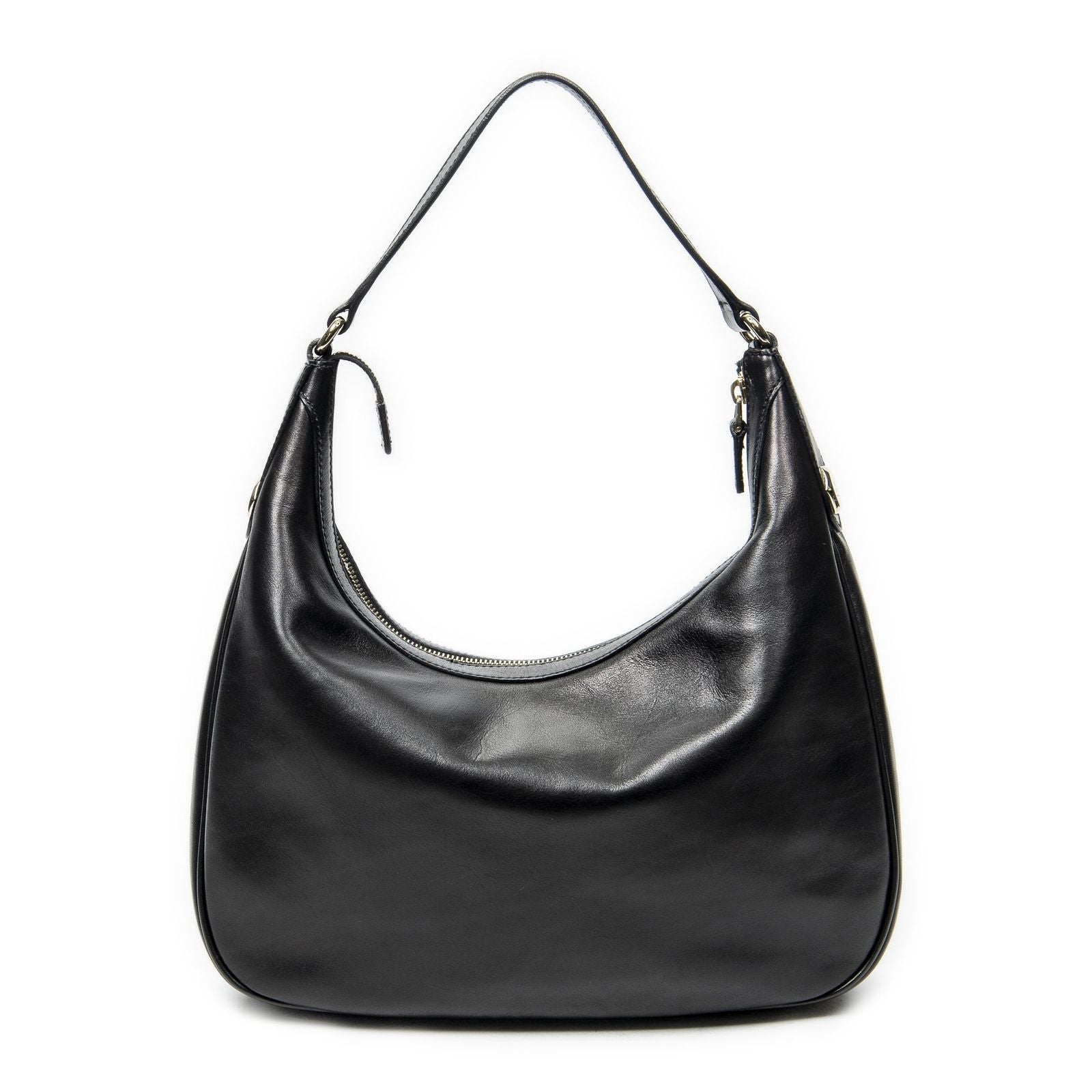 Gucci Small Charmy Hobo Black Calfskin Leather — view 5