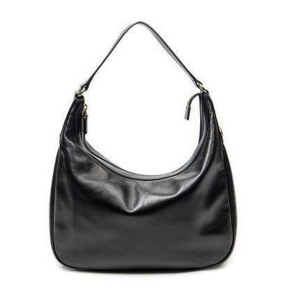 Gucci Small Charmy Hobo Black Calfskin Leather