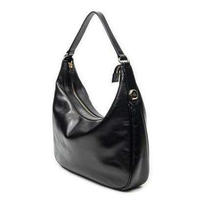 Gucci Small Charmy Hobo Black Calfskin Leather — view 2