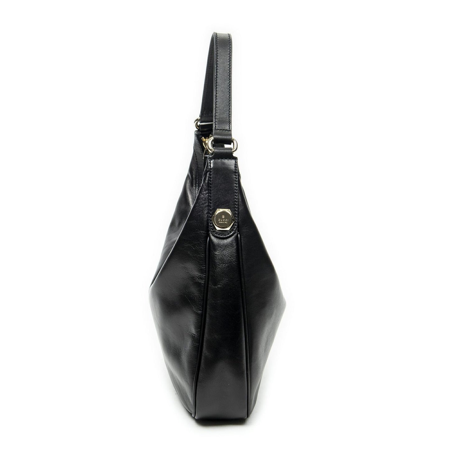 Gucci Small Charmy Hobo Black Calfskin Leather — view 3