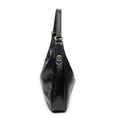 Gucci Small Charmy Hobo Black Calfskin Leather — view 3