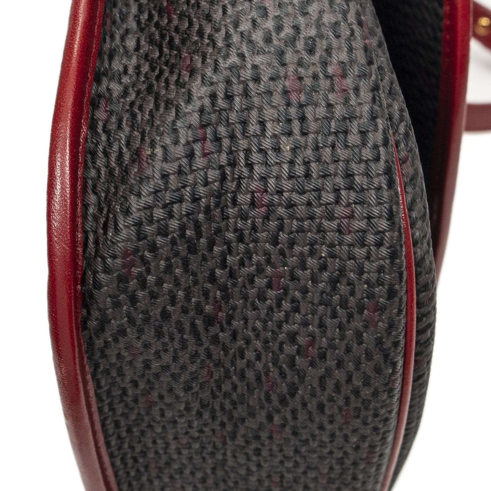 Saint Laurent Vintage Flap Crossbody Red Gray Van Gogh Canvas — view 7