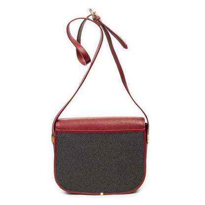 Saint Laurent Vintage Flap Crossbody Red Gray Van Gogh Canvas — view 5