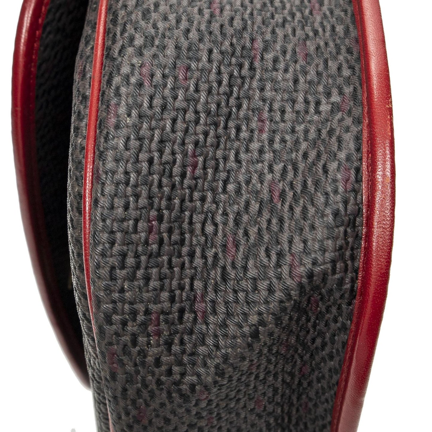 Saint Laurent Vintage Flap Crossbody Red Gray Van Gogh Canvas — view 8