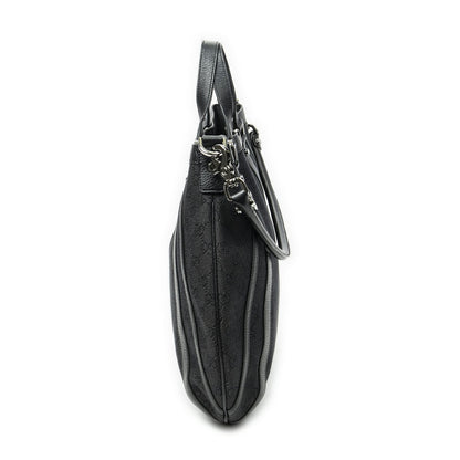 Gucci Convertible Tote Black Denim GG — view 3