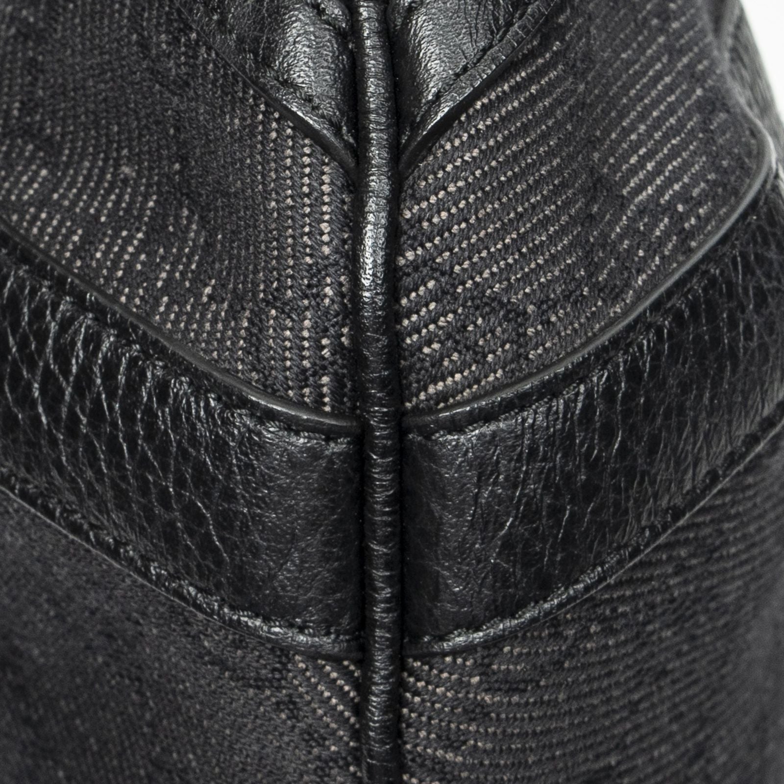 Gucci Convertible Tote Black Denim GG — view 7