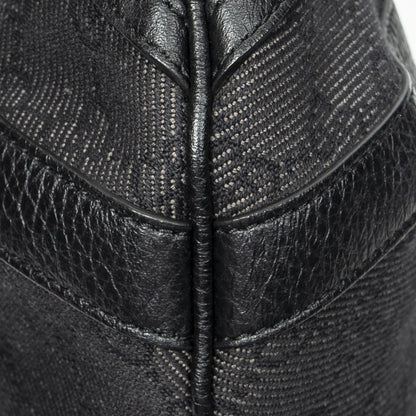 Gucci Convertible Tote Black Denim GG — view 7