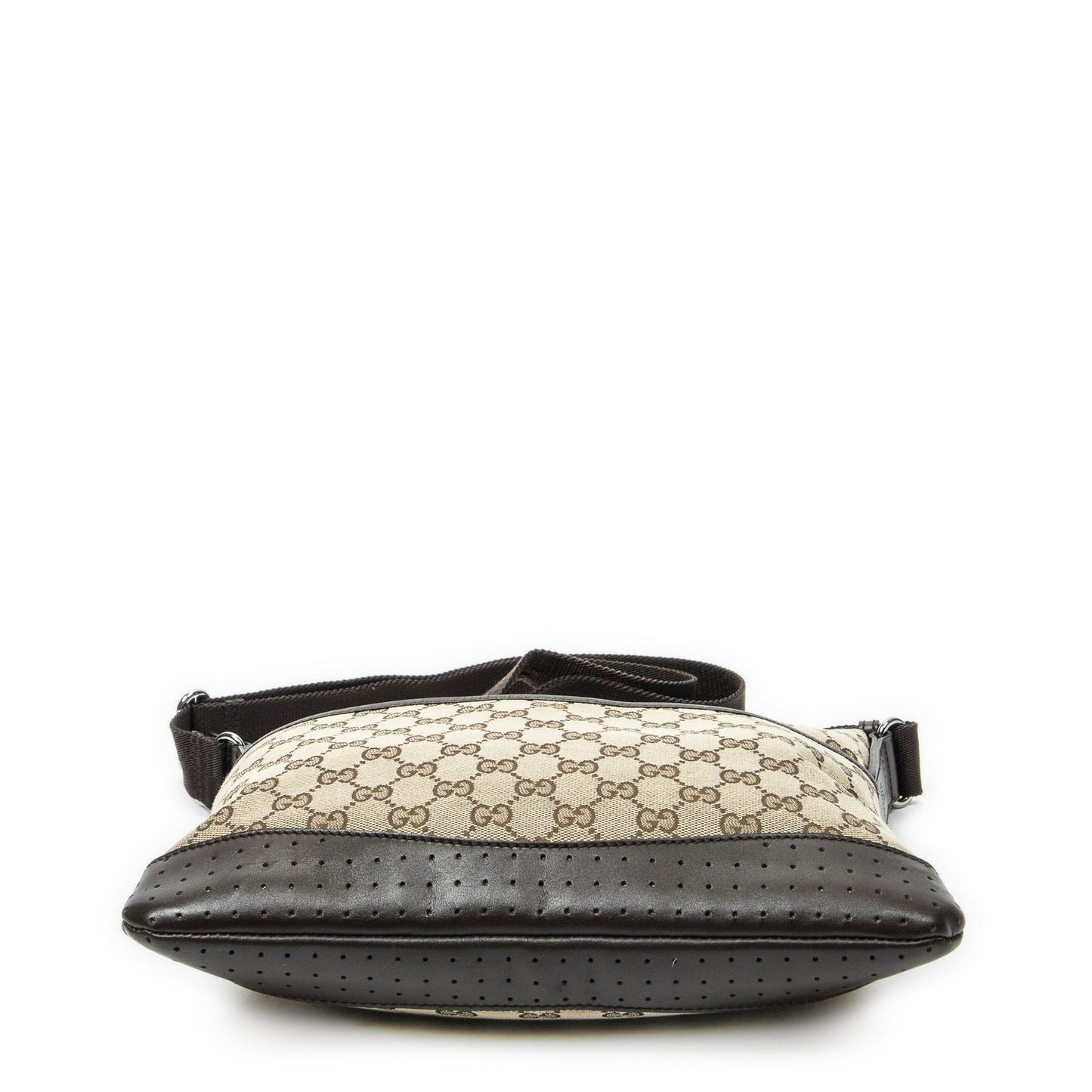Gucci Web Media Messenger Brown Beige GG Canvas — view 6