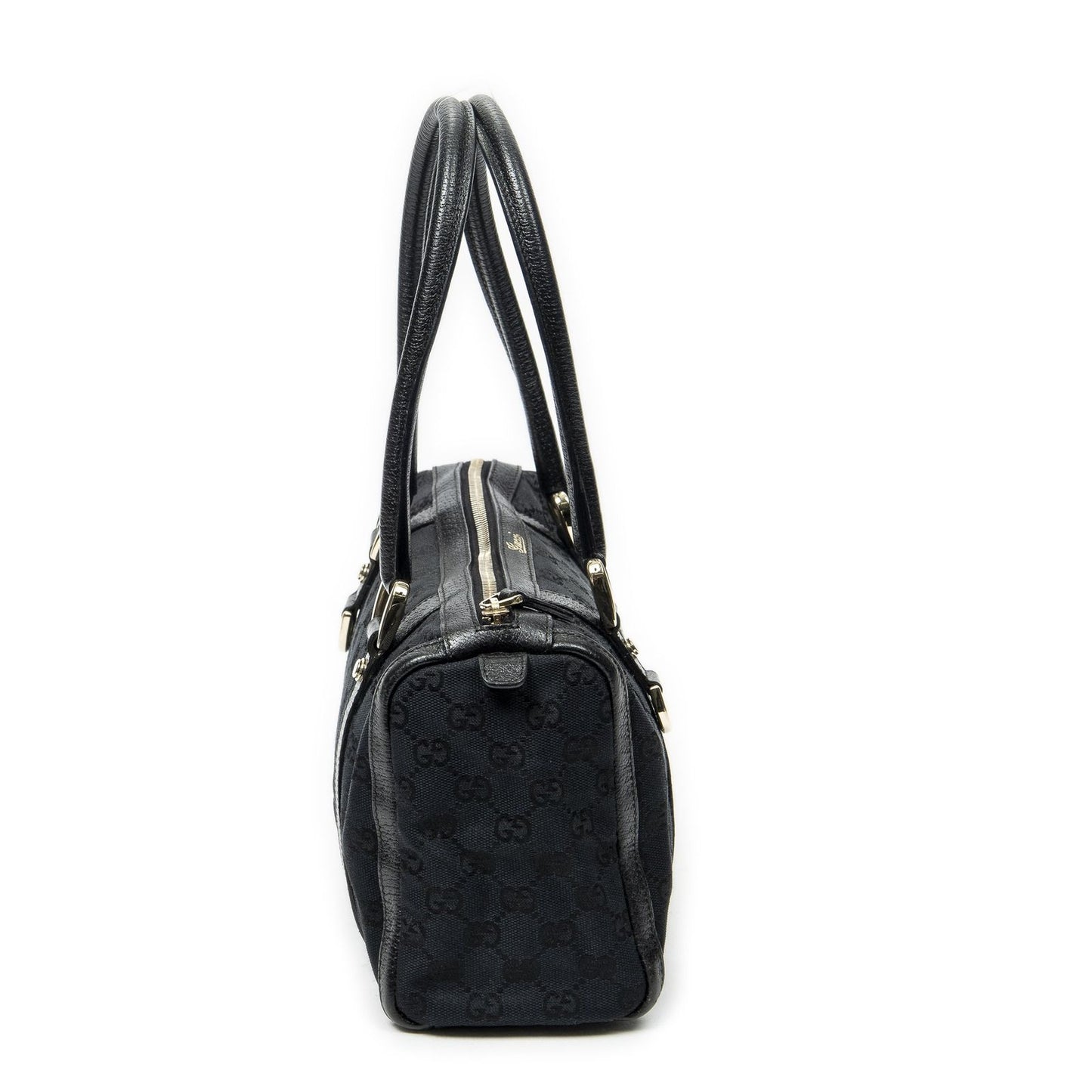 Gucci Abbey Boston Black GG Canvas Messenger — view 4