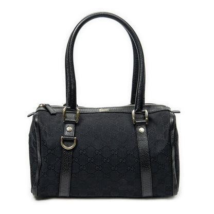 Gucci Abbey Boston Black GG Canvas Messenger