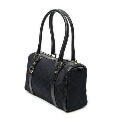Gucci Abbey Boston Black GG Canvas Messenger — view 2
