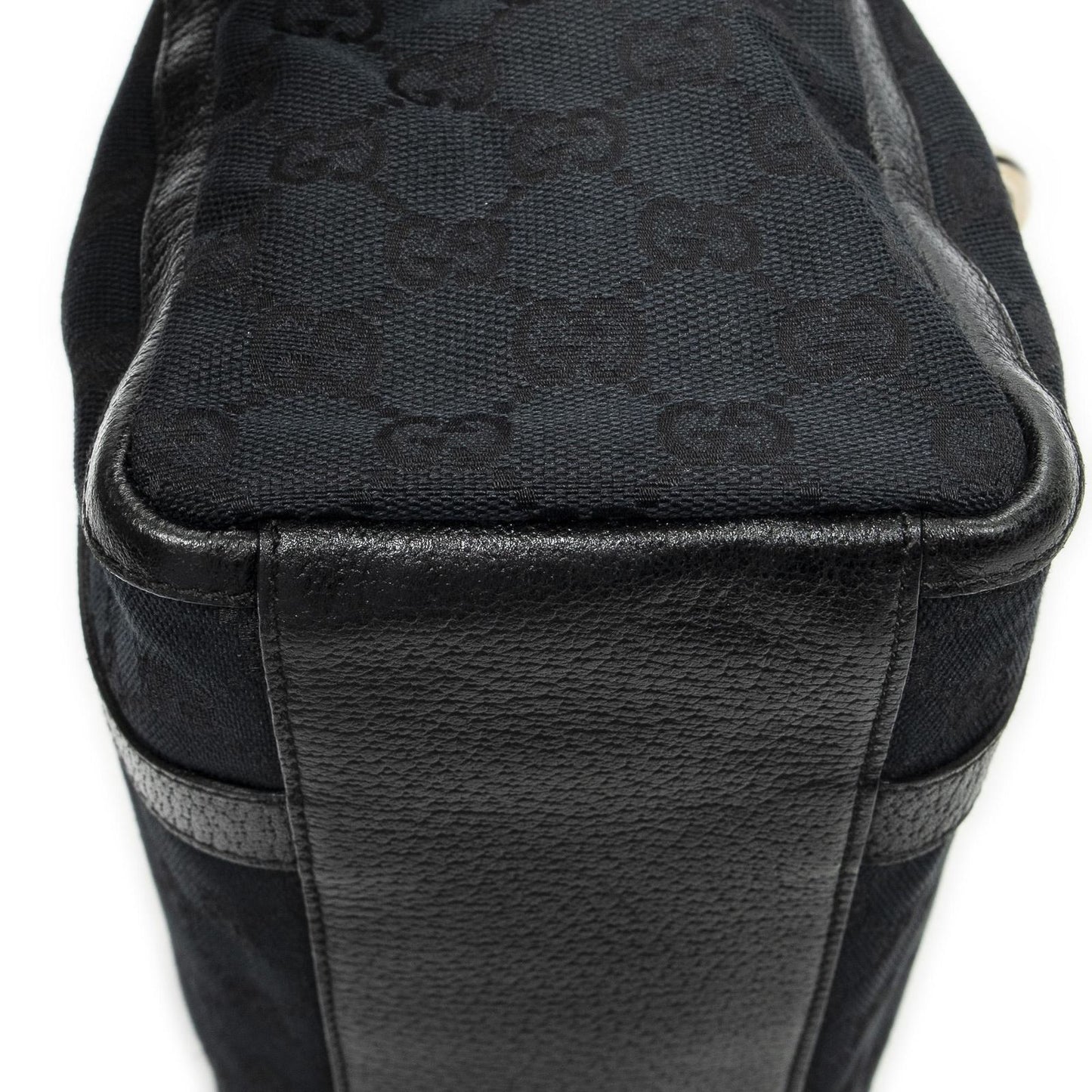Gucci Abbey Boston Black GG Canvas Messenger — view 8