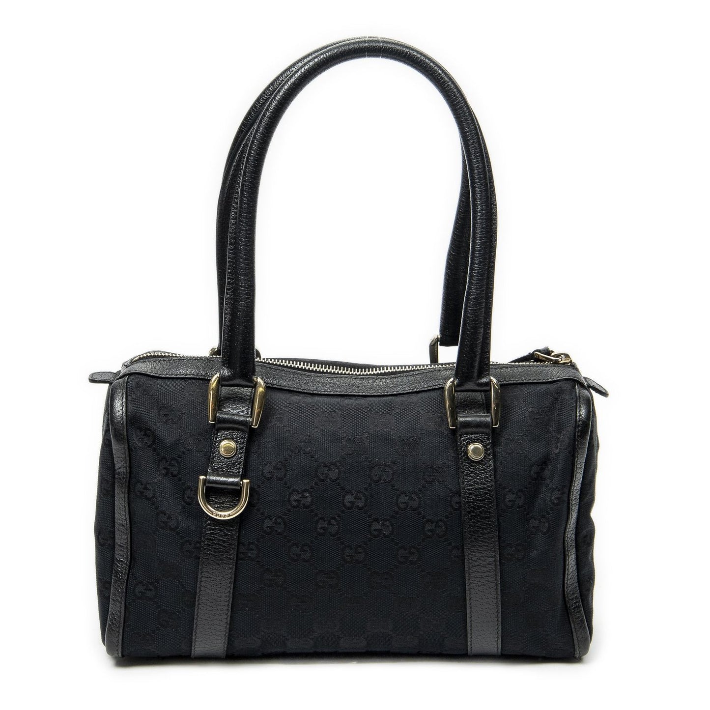 Gucci Abbey Boston Black GG Canvas Messenger — view 5