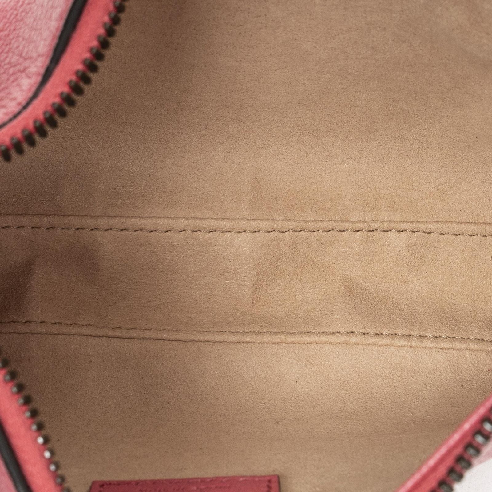 Gucci Mini Aphrodite Pink Gray Calfskin Leather Messenger — view 9