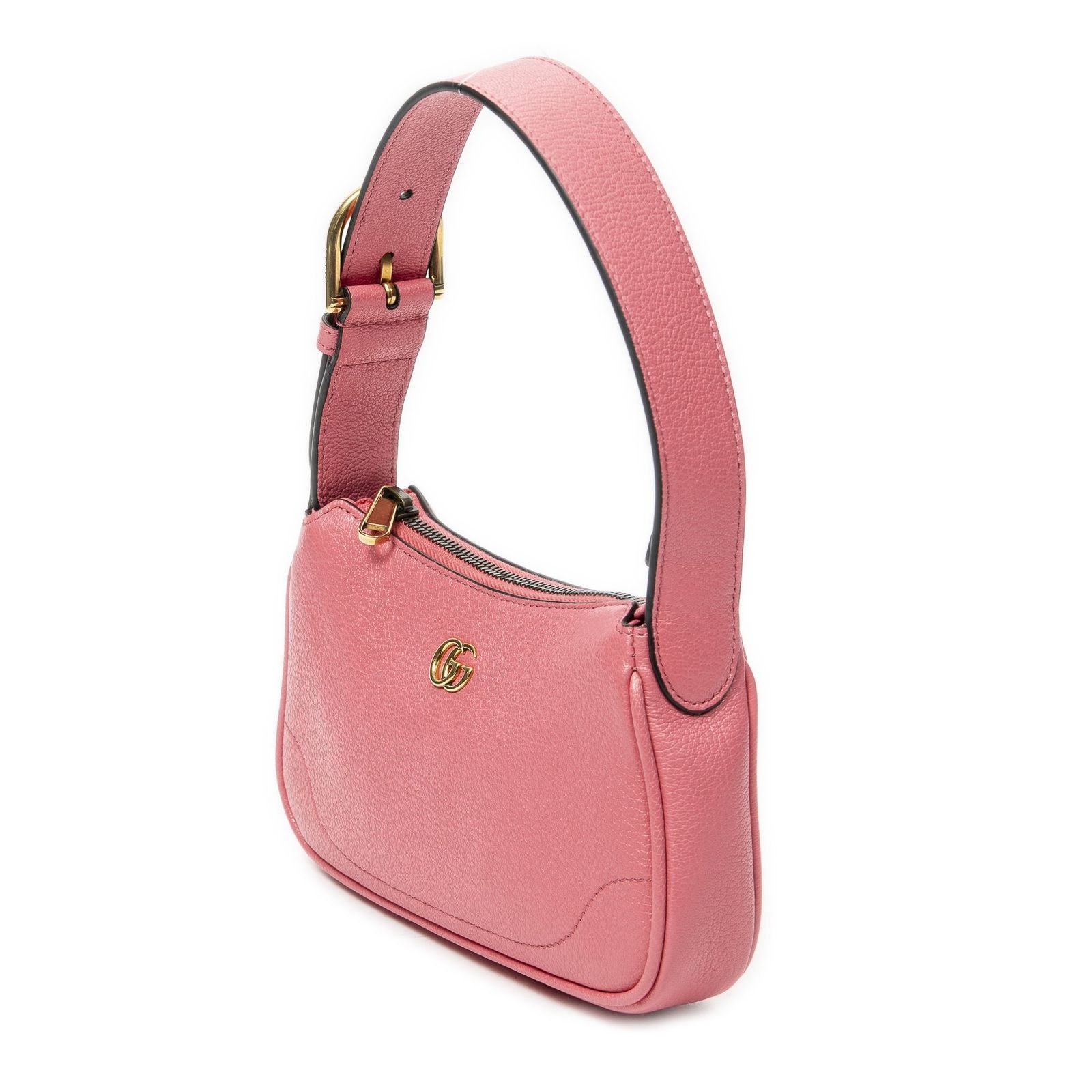 Gucci Mini Aphrodite Pink Gray Calfskin Leather Messenger — view 2