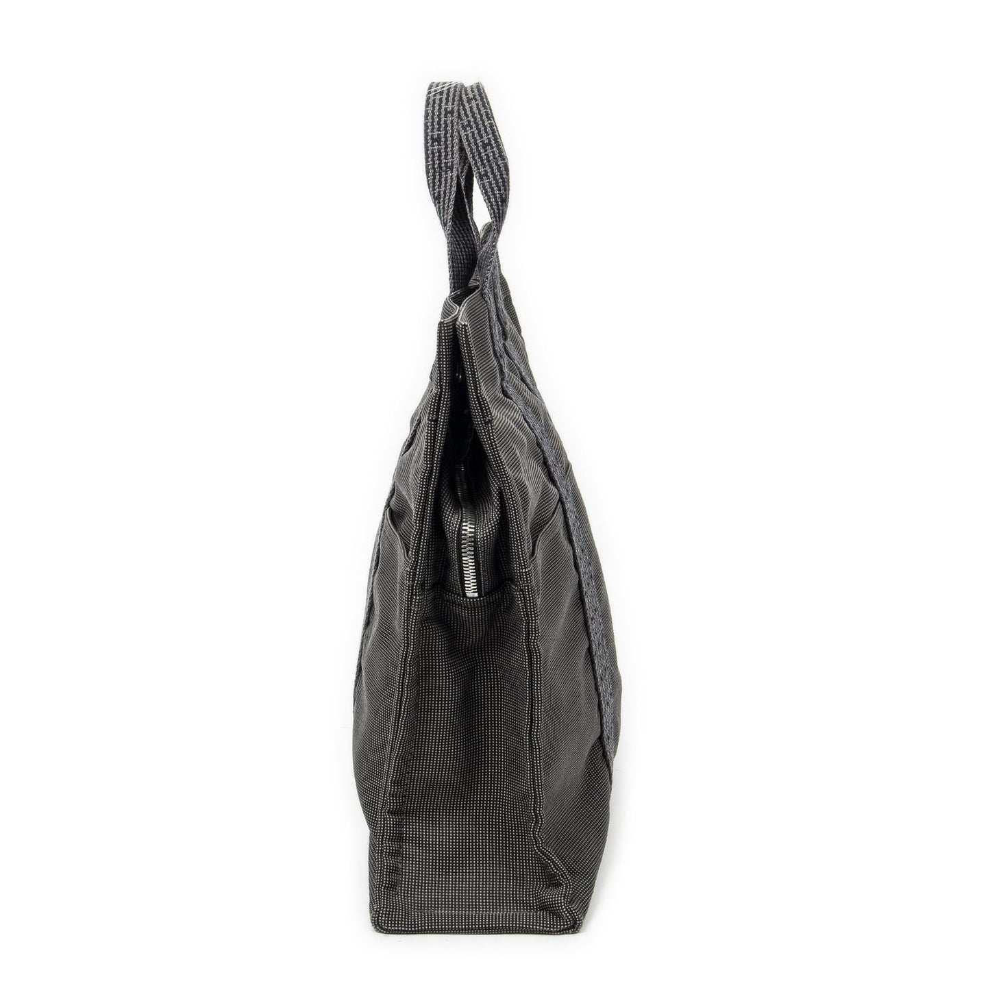Hermes Her Line Tote Gray Canvas — view 4