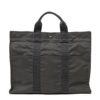 Hermes Her Line Tote Gray Canvas