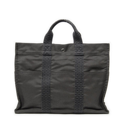 Hermes Her Line Tote Gray Canvas — view 5