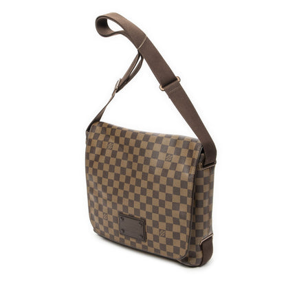 Louis Vuitton Brooklyn Brown Damier Ebene Messenger — view 2