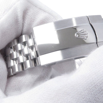 Rolex Datejust 41 SS 18k White Gold Roulette Watch Calf Dial — view 7