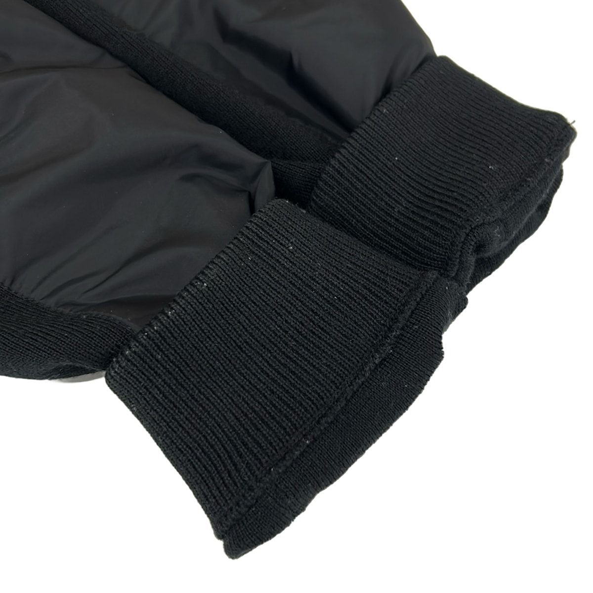 Prada Jacket 46 S Black Long Sleeve Zip Up Spring Autumn Wool — view 6