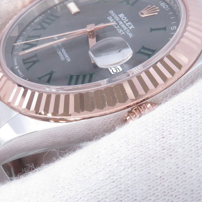 Rolex Datejust 41 SS 18k Pink Gold Watch Calf Dial — view 4