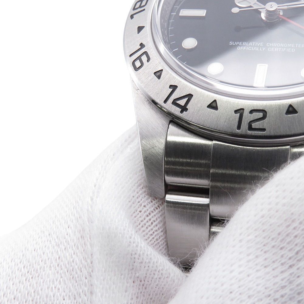 Rolex Number Watch Black Dial — view 5