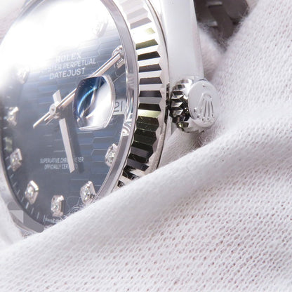 Rolex Datejust 36 Roulette Blue Full Ted Dial Diamond — view 6