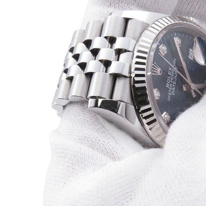 Rolex Datejust 36 Roulette Blue Full Ted Dial Diamond — view 5