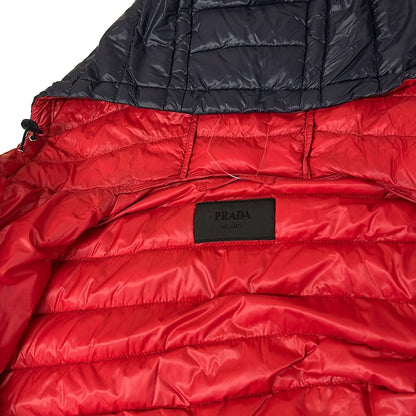 Prada Down Jacket 46 S Navy Long Sleeve Zip Up Winter — view 9