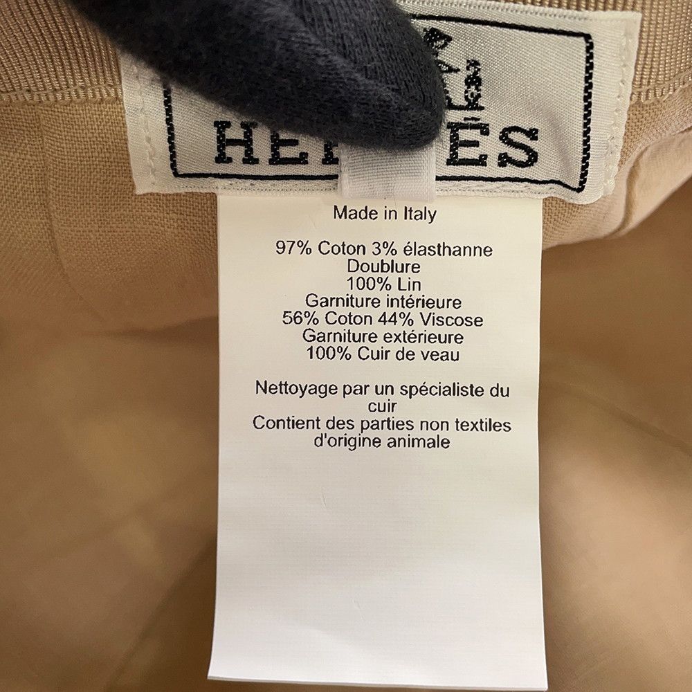 Hermes Cap Miles Cotton 58 — view 9