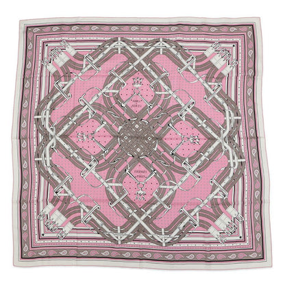 Hermes Shawl Carre 140 Jean Bit Mors a Jouets Cashmere Silk Scarf