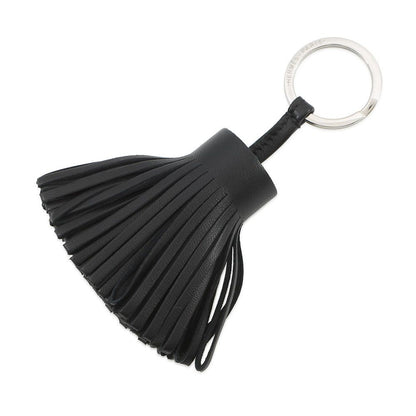 Hermes Key Holder Carmen Black Silver Lambskin — view 3
