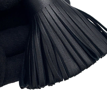 Hermes Key Holder Carmen Black Silver Lambskin — view 6
