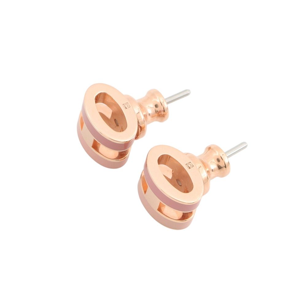 Hermes Earrings Mini Pop Lo Cover le Beauty Pink Gold — view 2