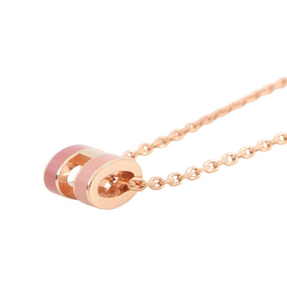 Hermes Necklace Mini Pop Lo Cover le Beauty Pink Gold — view 2