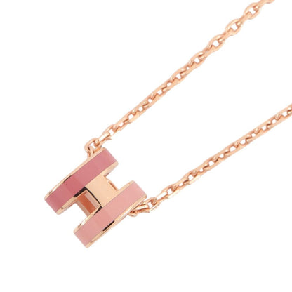 Hermes Necklace Mini Pop Lo Cover le Beauty Pink Gold