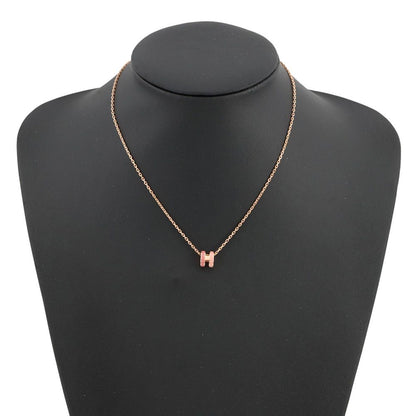 Hermes Necklace Mini Pop Lo Cover le Beauty Pink Gold — view 4